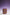 Zoomed-out front view of the Ceramic Vase in Velvet Purple and Lemon Yellow, displayed on a gradient background blending dark purple and white hues.