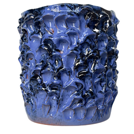 Ceramic Vase in Metallic Lavender, “Medium” 20cm, Onda serie