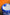 Upper side view of the Ceramic Vase in Egyptian Blue and White, displayed on an orange background, accentuating its smooth lines and glossy finish.