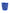 Front view of the Ceramic Vase in Egyptian and Izmir Blue, displayed on a white background, highlighting its elegant silhouette and deep blue hues.
