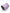 Horizontal view of the Ceramic Vase in Lilac Bubble & Chocolate, showcasing its textured pink and black surface, set on a white background.